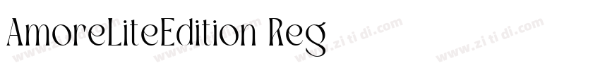 AmoreLiteEdition Reg字体转换